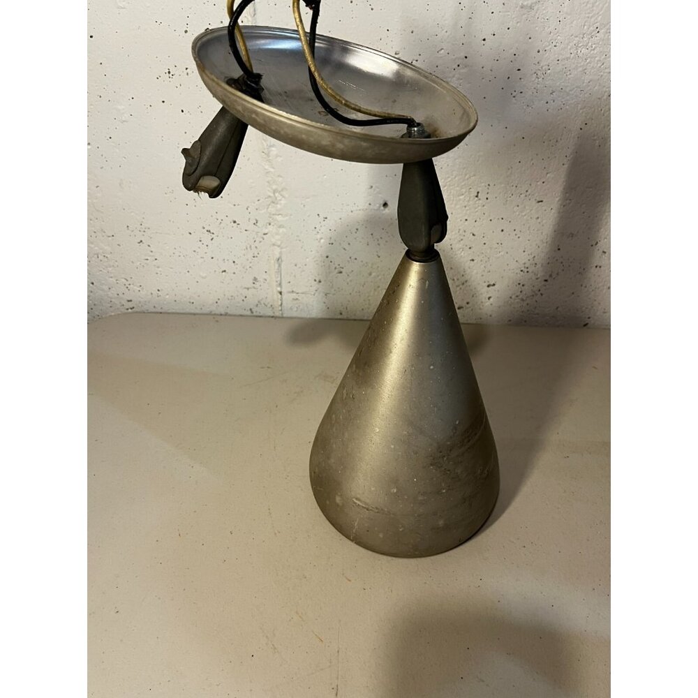 Mid-Century MCM Thomas Industries Moe Aluminum Spotlight aluminum double base